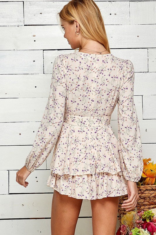long sleeve mini dress