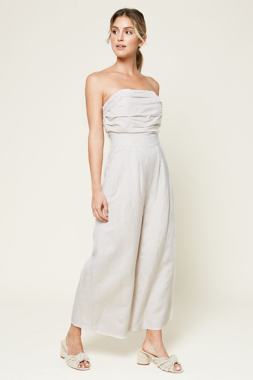 strapless jumpsuit